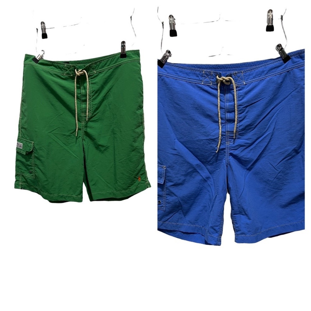 POLO by Ralph Lauren 2 pair Large Kailua shorts bundle --read decription